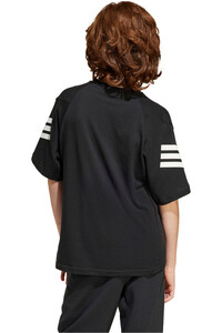 adidas camiseta manga corta niño FUTURE ICONS 3 STRIPES vista trasera