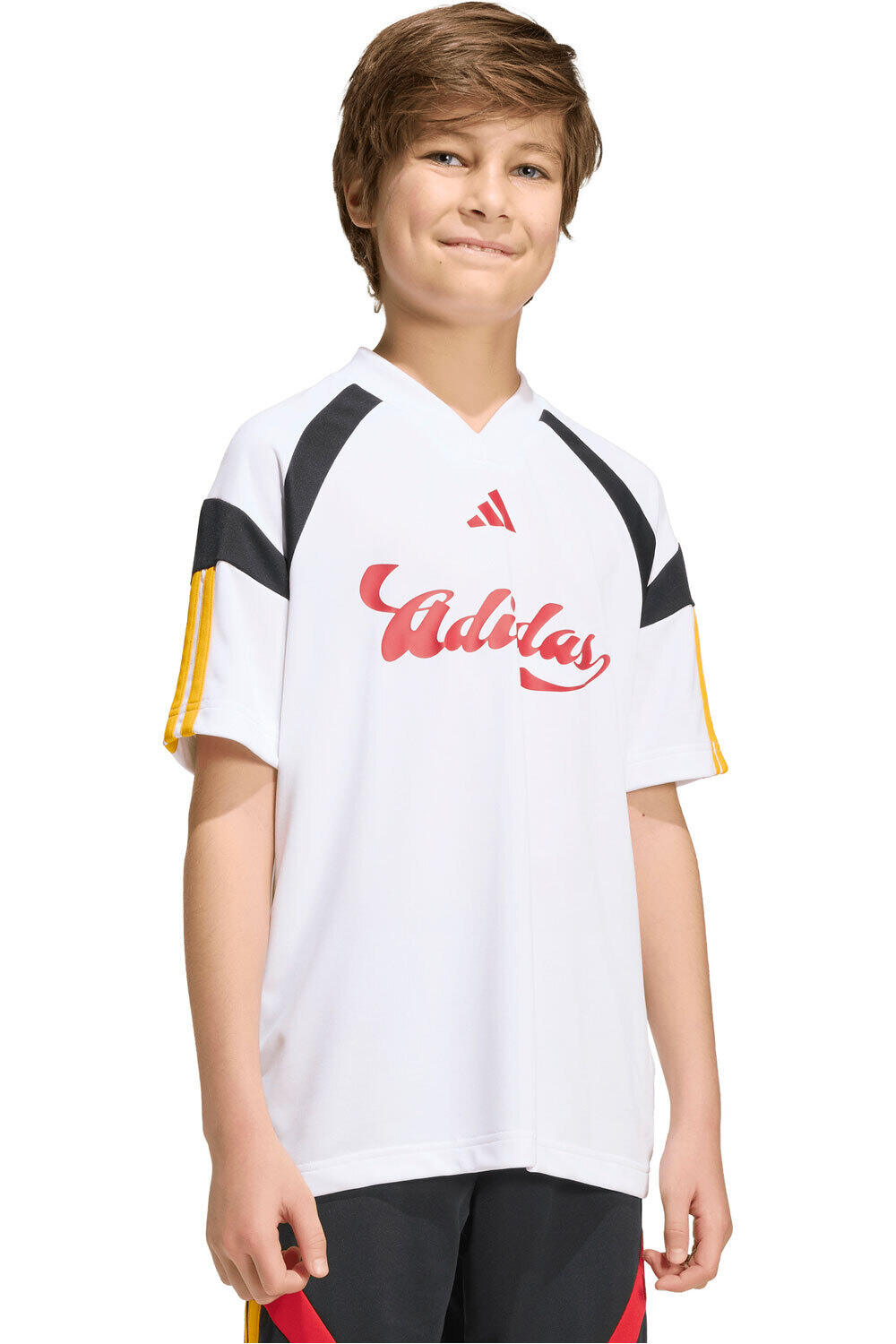 adidas camiseta manga corta niño HOUSE OF TIRO vista frontal