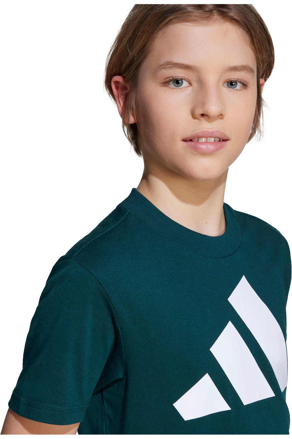 adidas camiseta manga corta niño J BL TEE 160 vista detalle