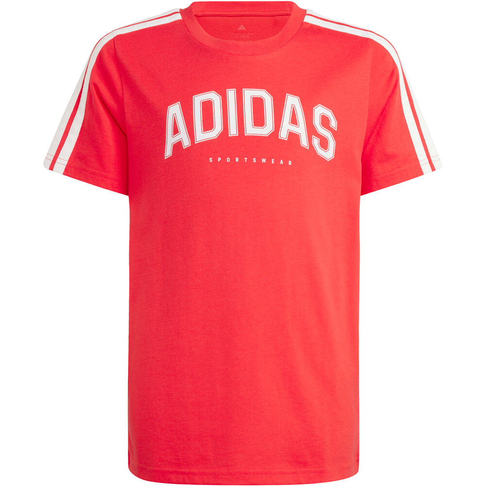 adidas camiseta manga corta niño J C COLLEG TEE vista detalle