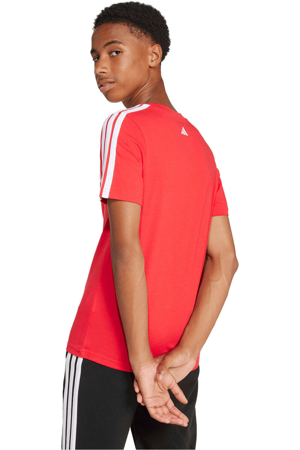 adidas camiseta manga corta niño J C COLLEG TEE vista trasera