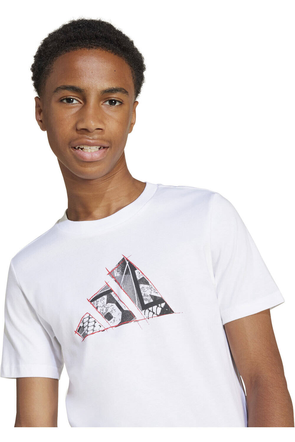 adidas camiseta manga corta niño J C PHOTO TEE vista detalle