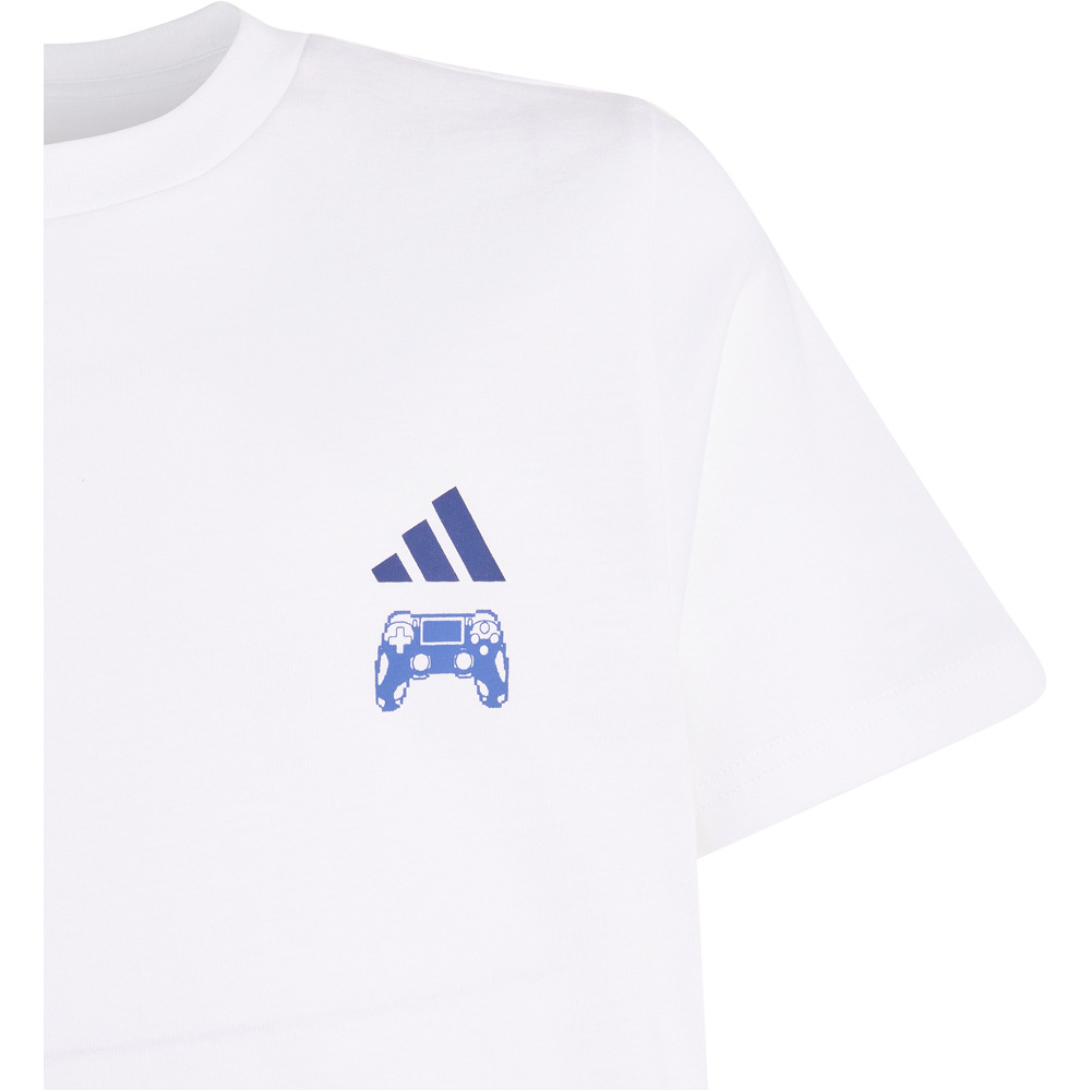 adidas camiseta manga corta niño J GAME T 2 vista detalle