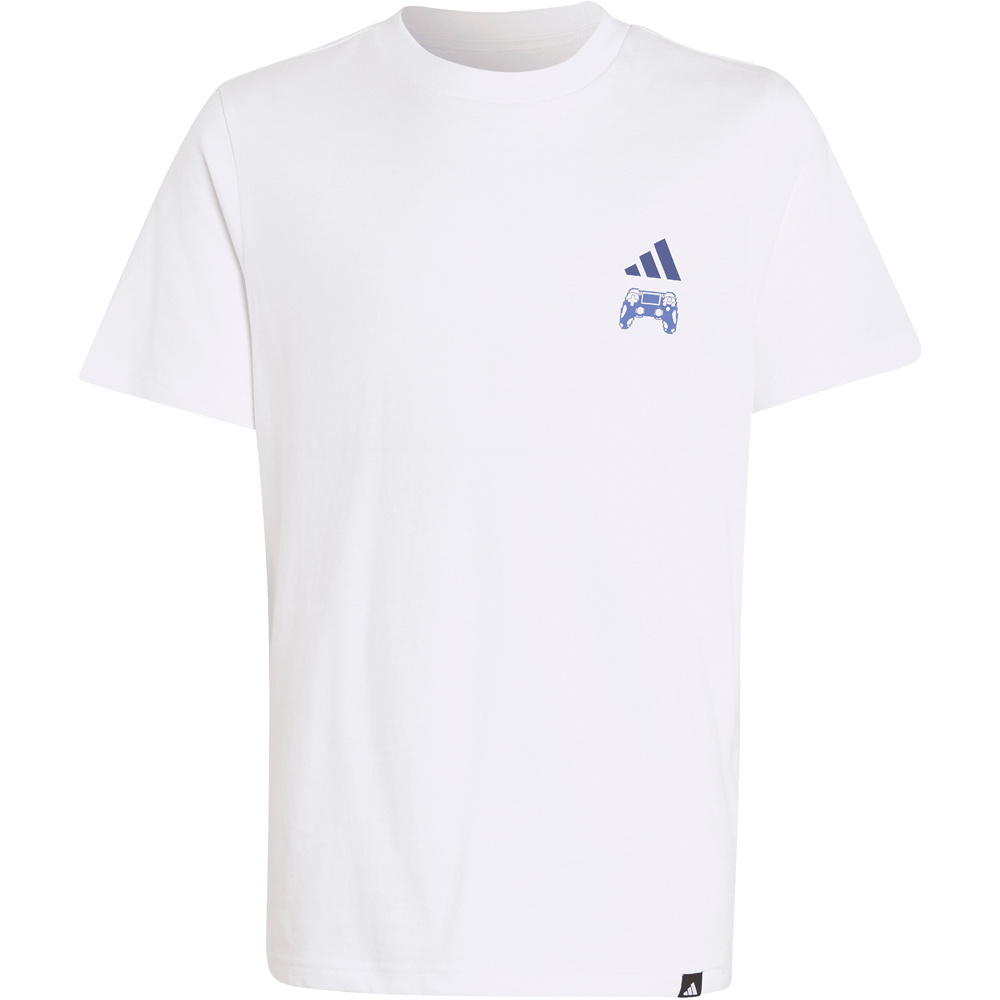 adidas camiseta manga corta niño J GAME T 2 vista frontal