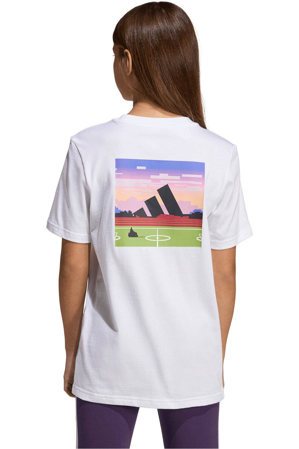adidas camiseta manga corta niño J GAME T 2 vista trasera