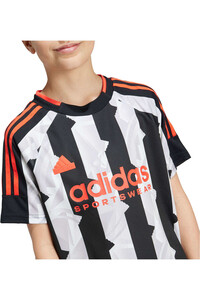 adidas camiseta manga corta niño J HOT TEE vista detalle