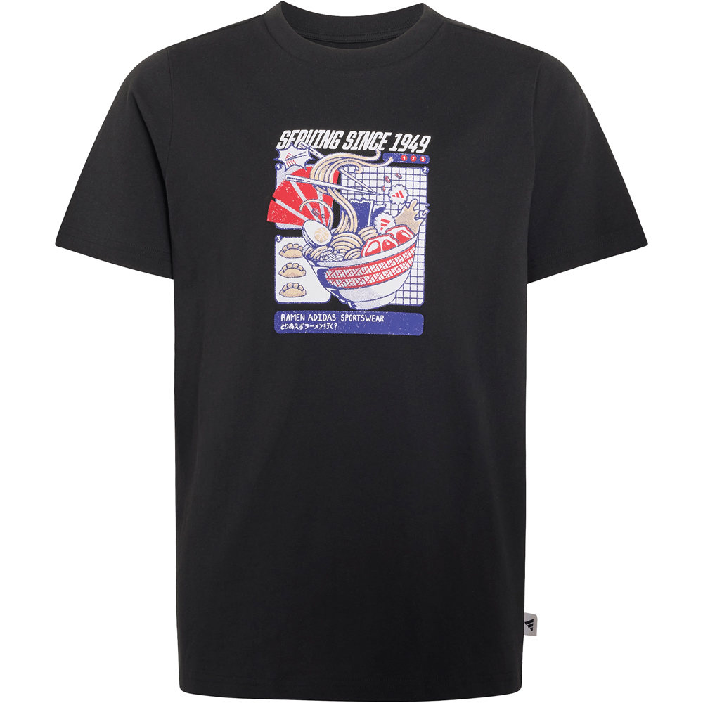 adidas camiseta manga corta niño J RAMEN T vista frontal