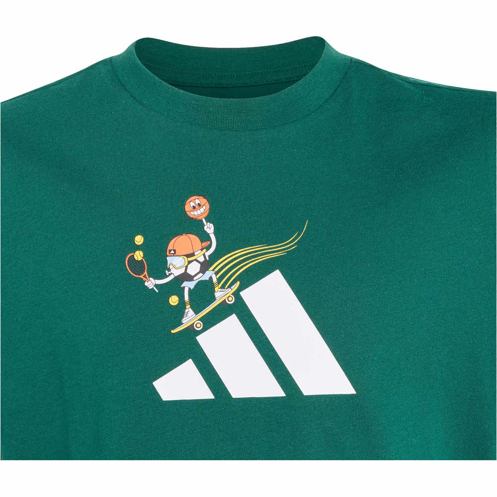 adidas camiseta manga corta niño J SPORT T vista detalle