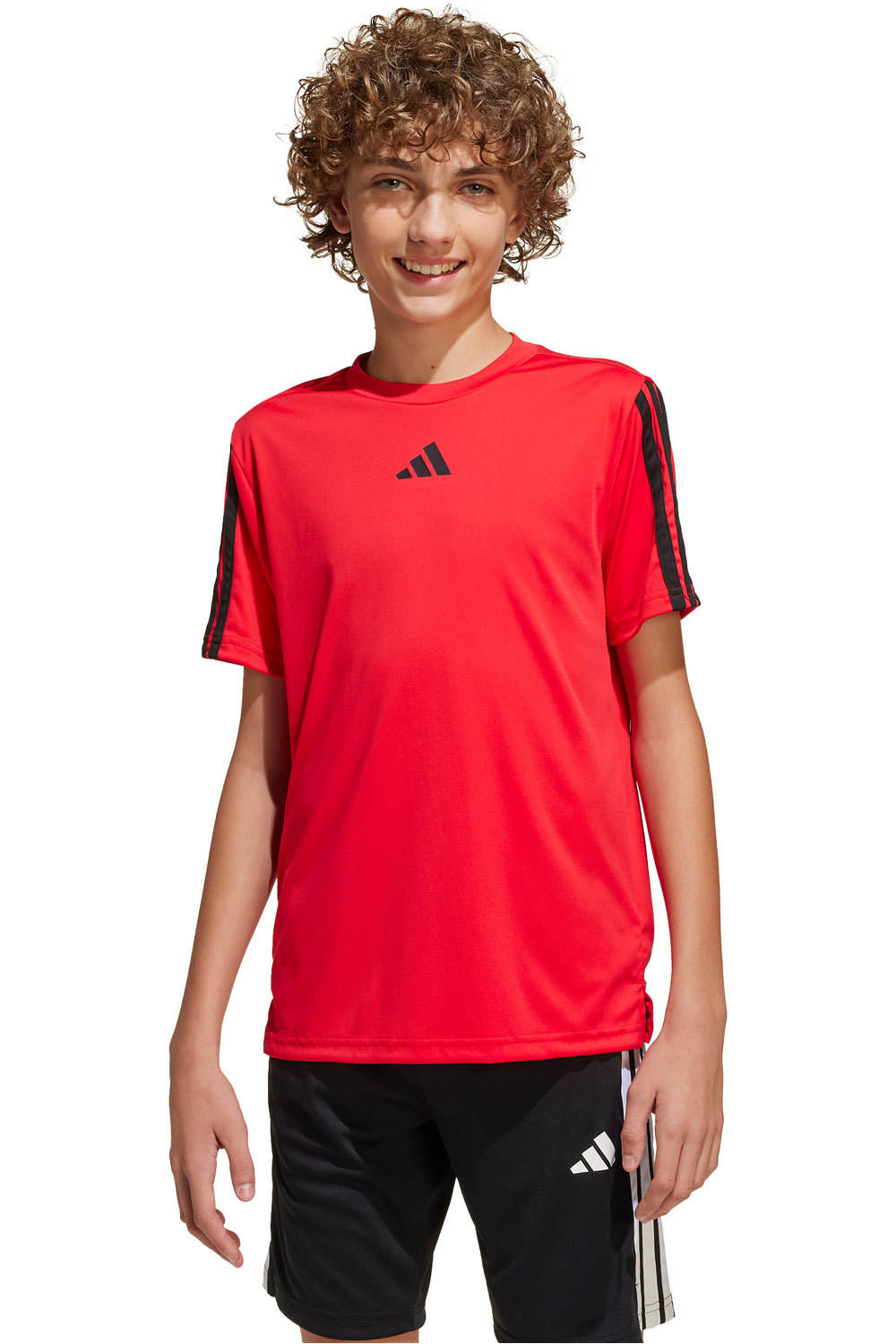 adidas camiseta manga corta niño J TR-ES 3S TEE vista frontal