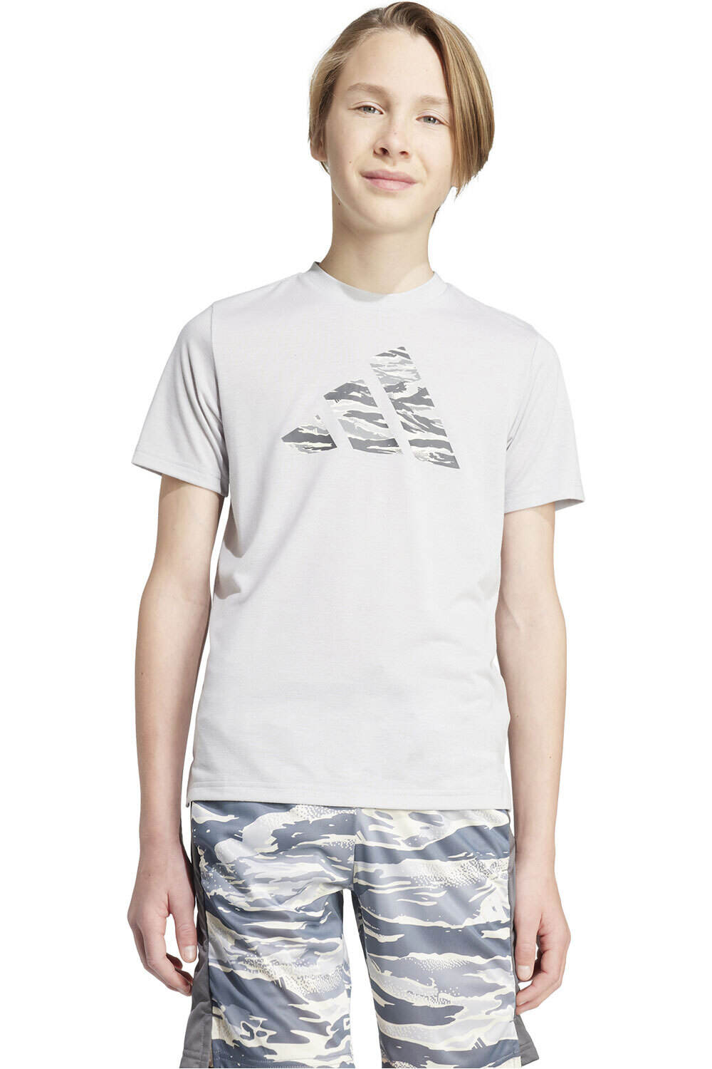 adidas camiseta manga corta niño J  TR-ES CAM TE vista frontal