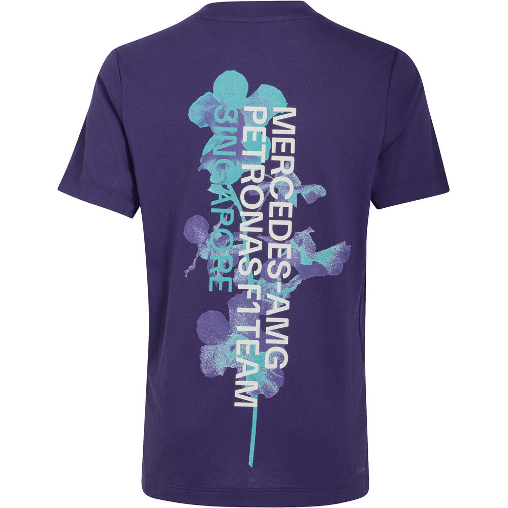 adidas camiseta manga corta niño MERCEDES - AMG PETRONAS F1 TEAM VANDA BLOOM vista trasera