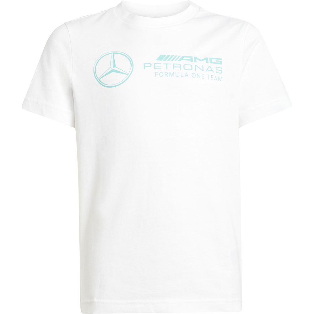 adidas camiseta manga corta niño MERCEDES AMG PETRONAS DNA GRAPHIC vista frontal