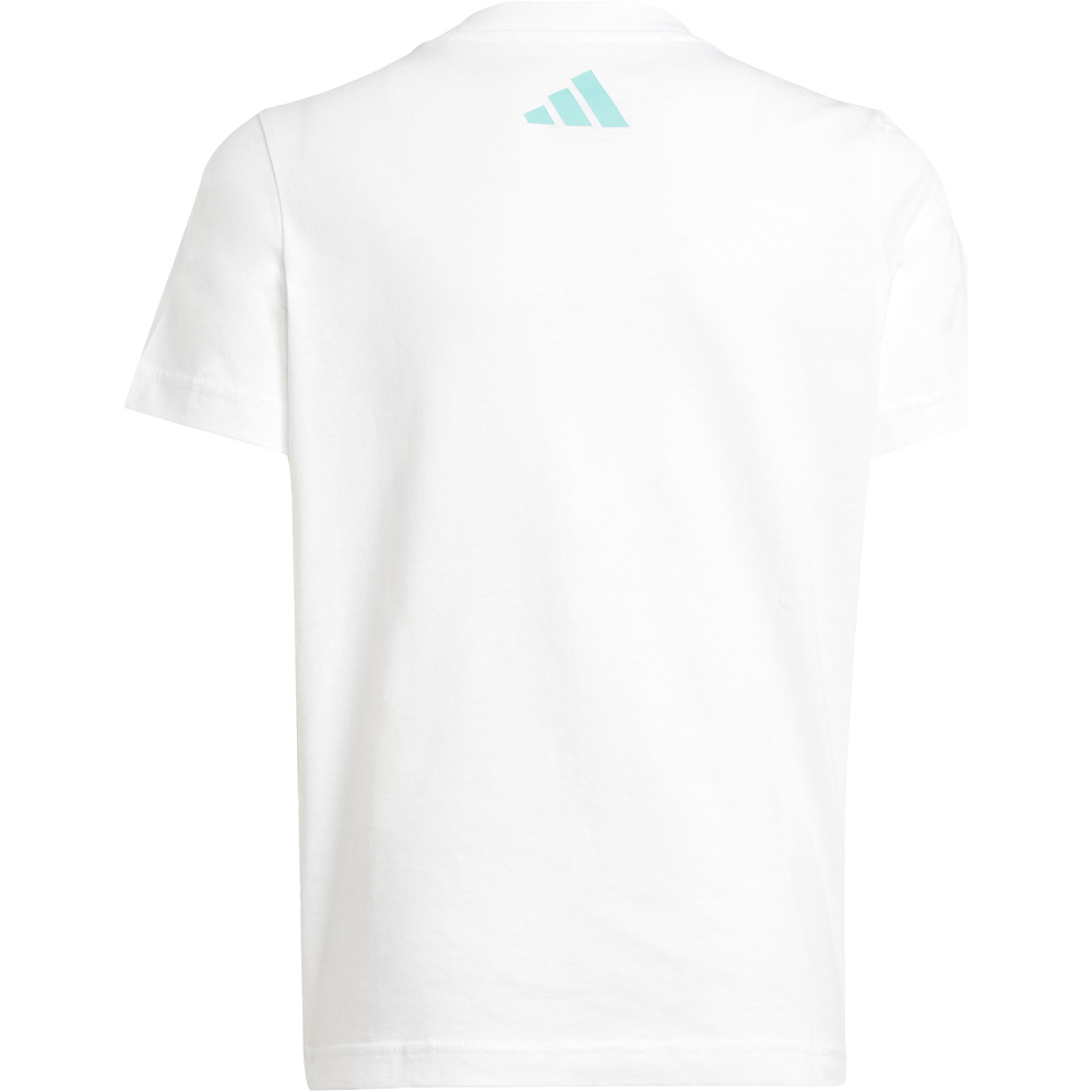 adidas camiseta manga corta niño MERCEDES AMG PETRONAS DNA GRAPHIC vista trasera