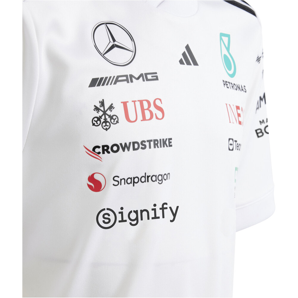 adidas camiseta manga corta niño MERCEDES AMG PETRONAS DRIVER 03