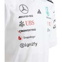 adidas camiseta manga corta niño MERCEDES AMG PETRONAS DRIVER 03