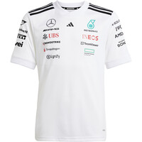 adidas camiseta manga corta niño MERCEDES AMG PETRONAS DRIVER vista frontal