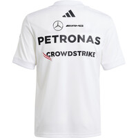 adidas camiseta manga corta niño MERCEDES AMG PETRONAS DRIVER vista trasera