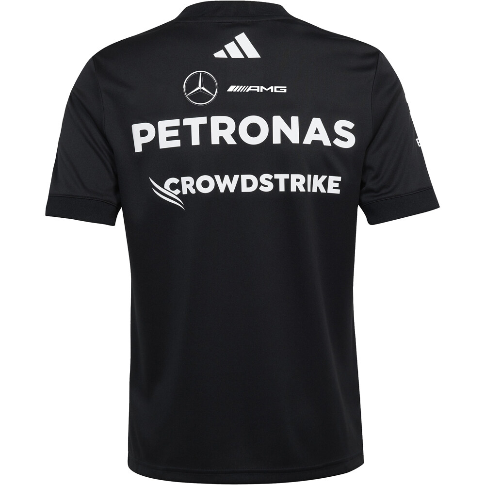 adidas camiseta manga corta niño MERCEDES AMG PETRONAS F1 TEAM DRIVER vista trasera