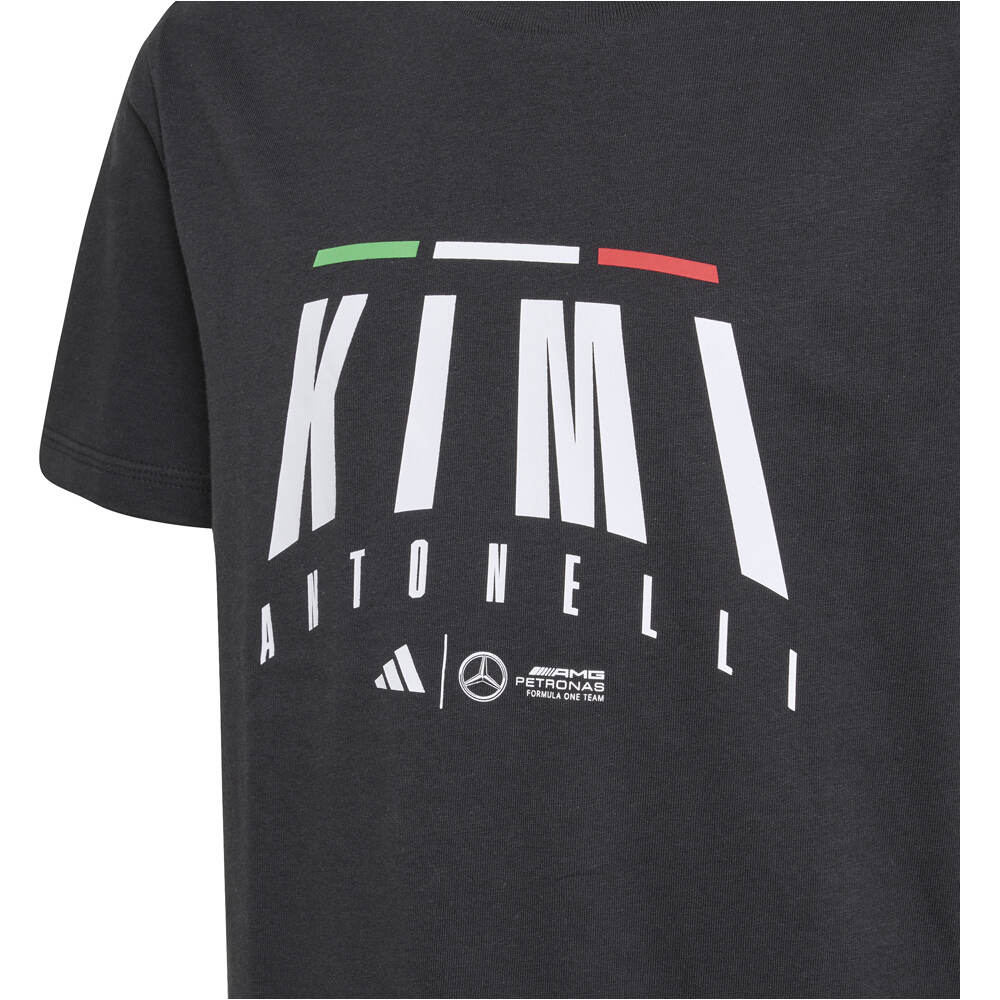 adidas camiseta manga corta niño MERCEDES AMG PETRONAS KIMI ANTONELLI 04