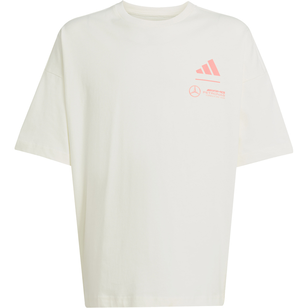 adidas camiseta manga corta niño MERCEDES F1 TEAM SUMMER PACK GRAPHIC vista frontal