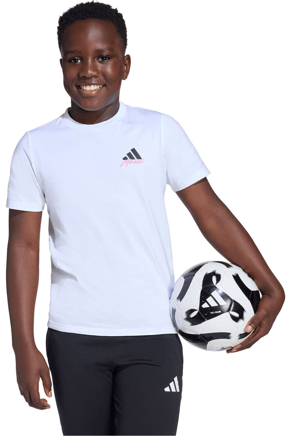 adidas camiseta manga corta niño MESSI ICON GRAPHIC vista frontal