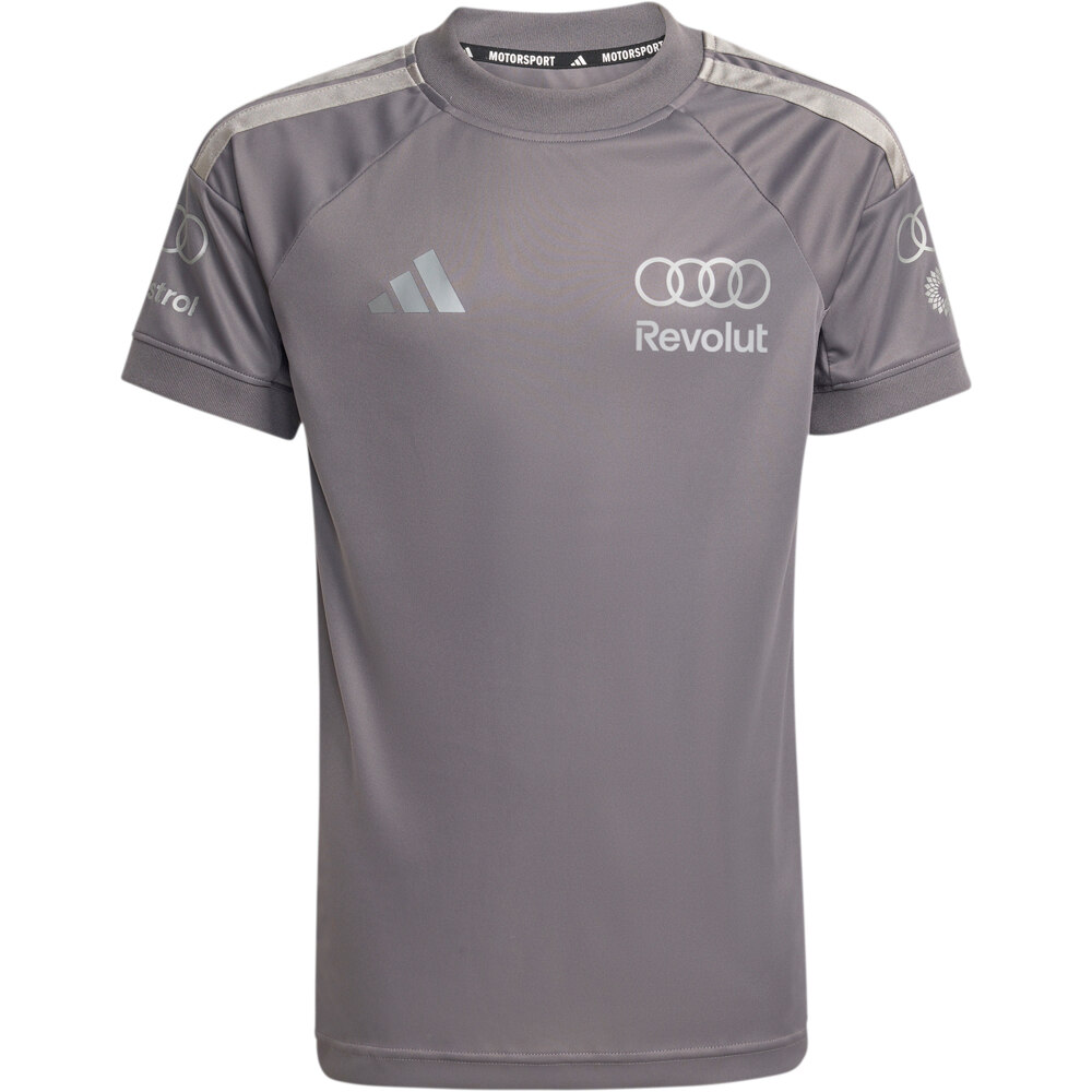 adidas camiseta manga corta niño PILOTO AUDI F1 TEAM RPLICA vista frontal