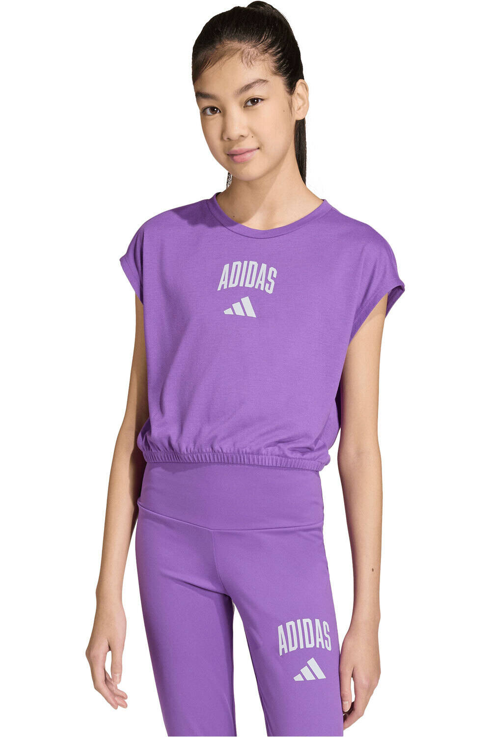 adidas camiseta manga corta niño SEASONALS COLLEGIATE vista frontal