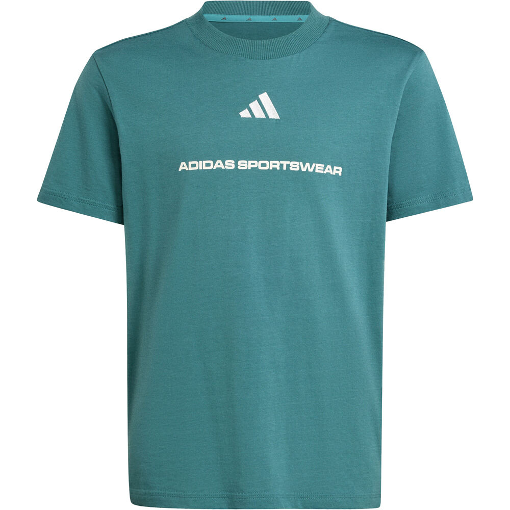 adidas camiseta manga corta niño SLOGAN SINGLE J vista detalle