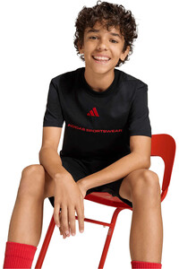 adidas camiseta manga corta niño SLOGAN SINGLE J vista detalle