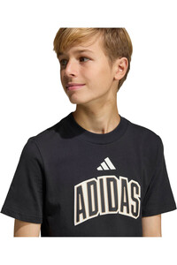 adidas camiseta manga corta niño STADIUM LETTERING vista detalle