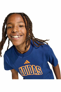 adidas camiseta manga corta niño STADIUM LETTERING vista detalle