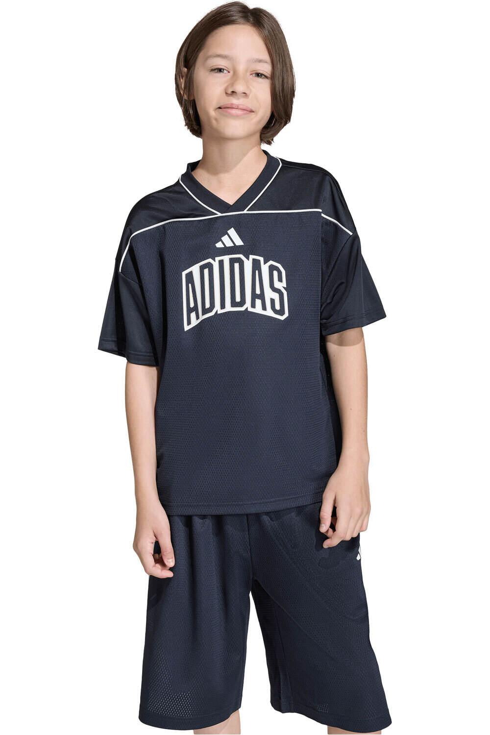 adidas camiseta manga corta niño STADIUM vista frontal