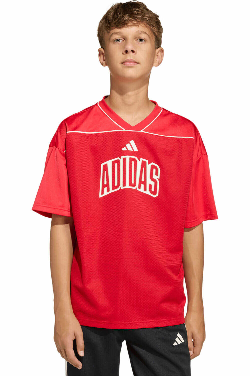 adidas camiseta manga corta niño STADIUM vista frontal