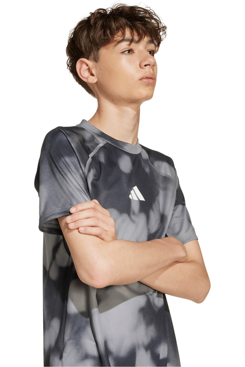 adidas camiseta manga corta niño TRAINING ALLOVER GRAPHIC vista detalle