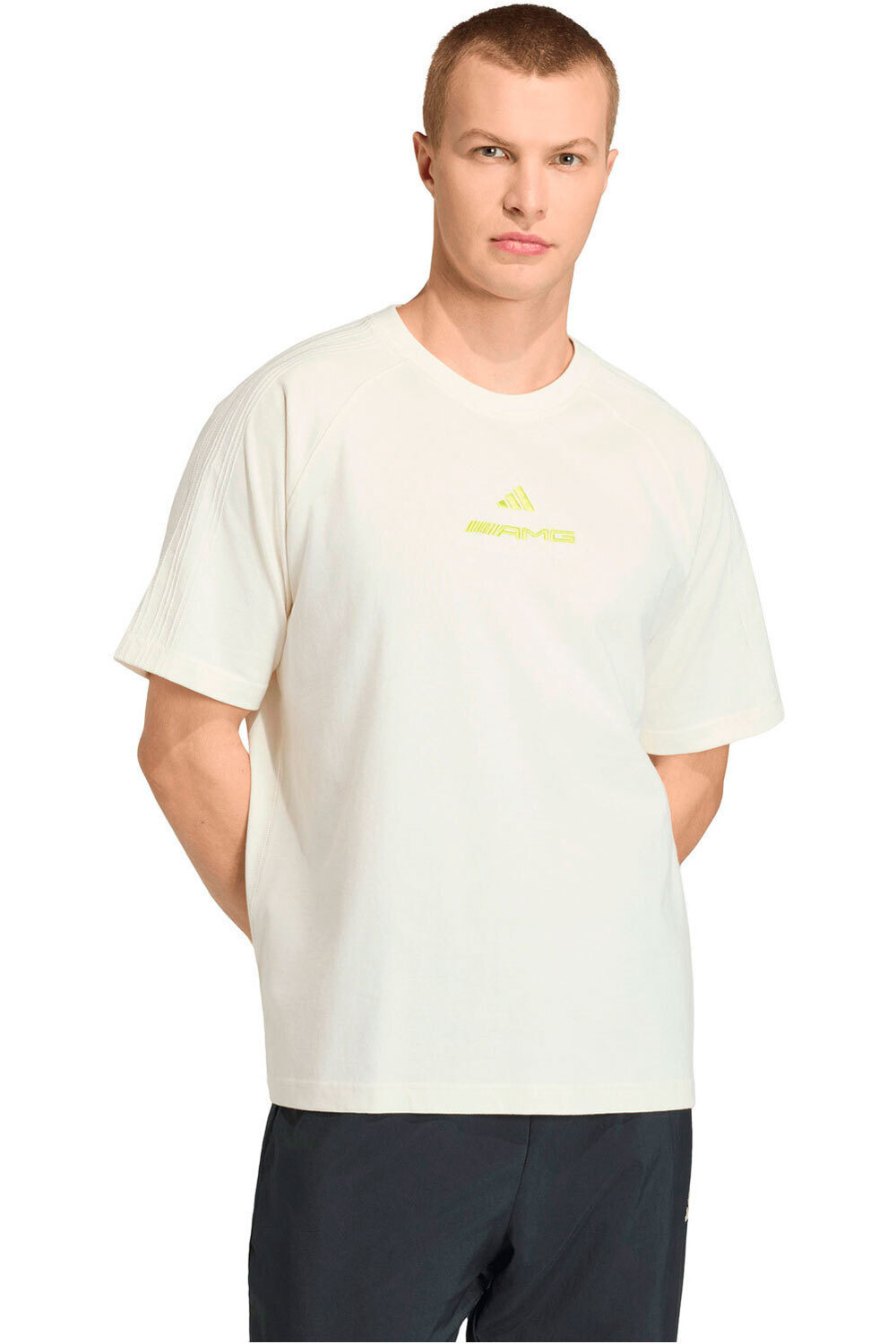 adidas camiseta manga larga hombre EFECTO LAVADO AMG vista frontal