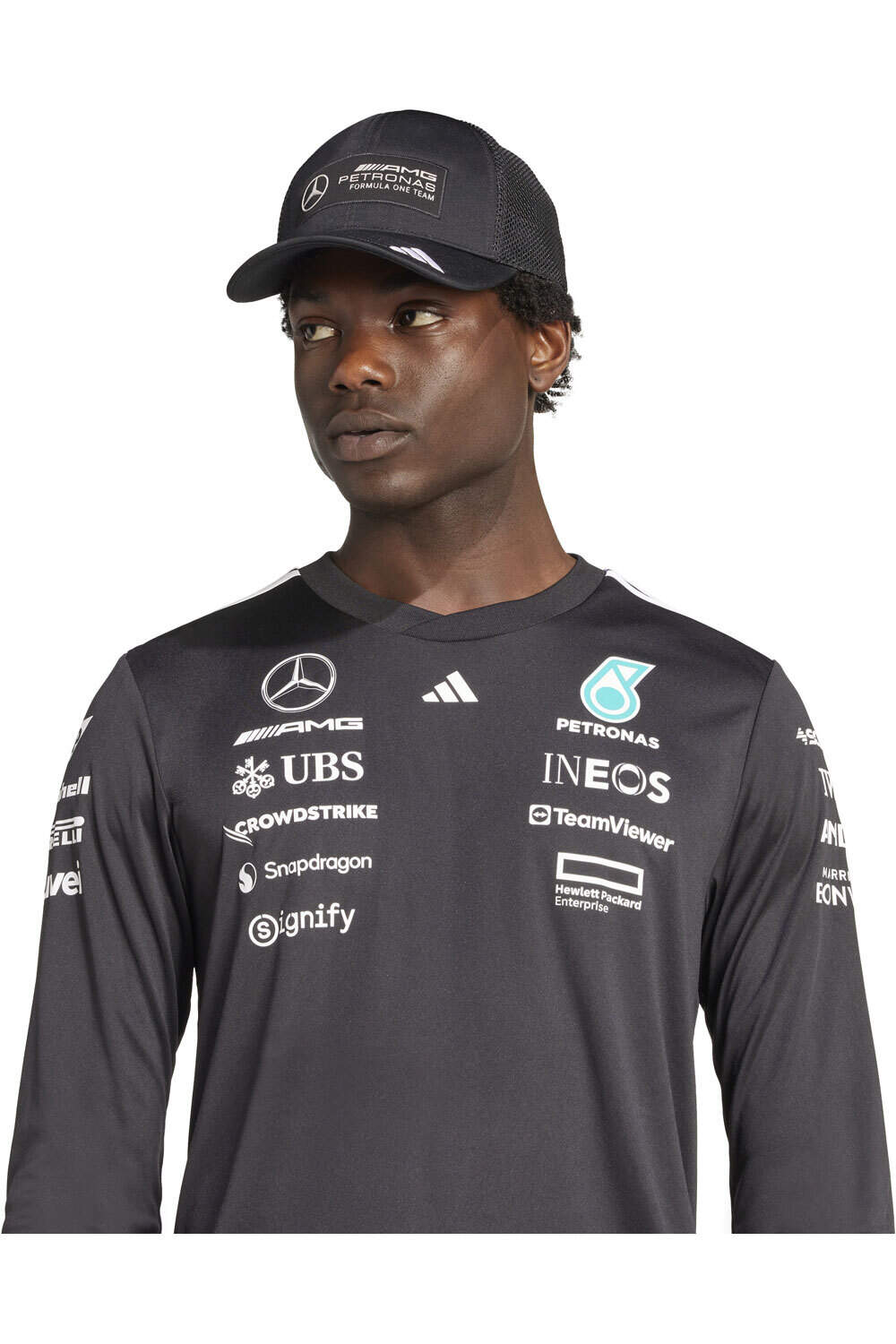 adidas camiseta manga larga hombre MERCEDES AMG PETRONAS DRIVER 03