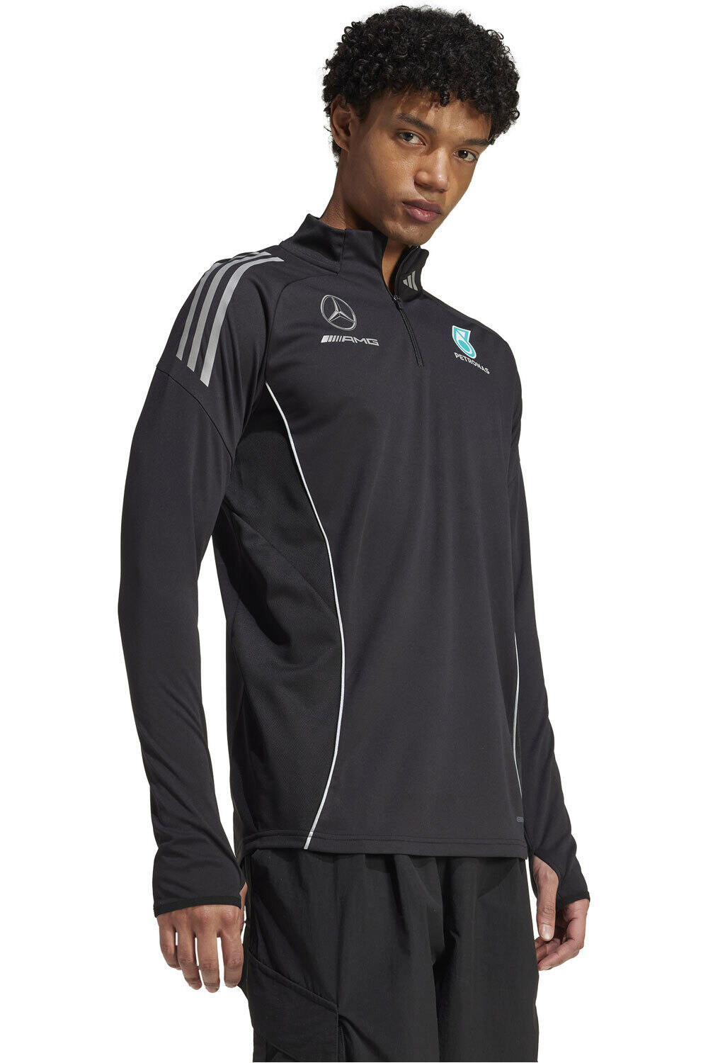 adidas camiseta manga larga hombre MERCEDES F1 TEAM MECHANICS vista detalle