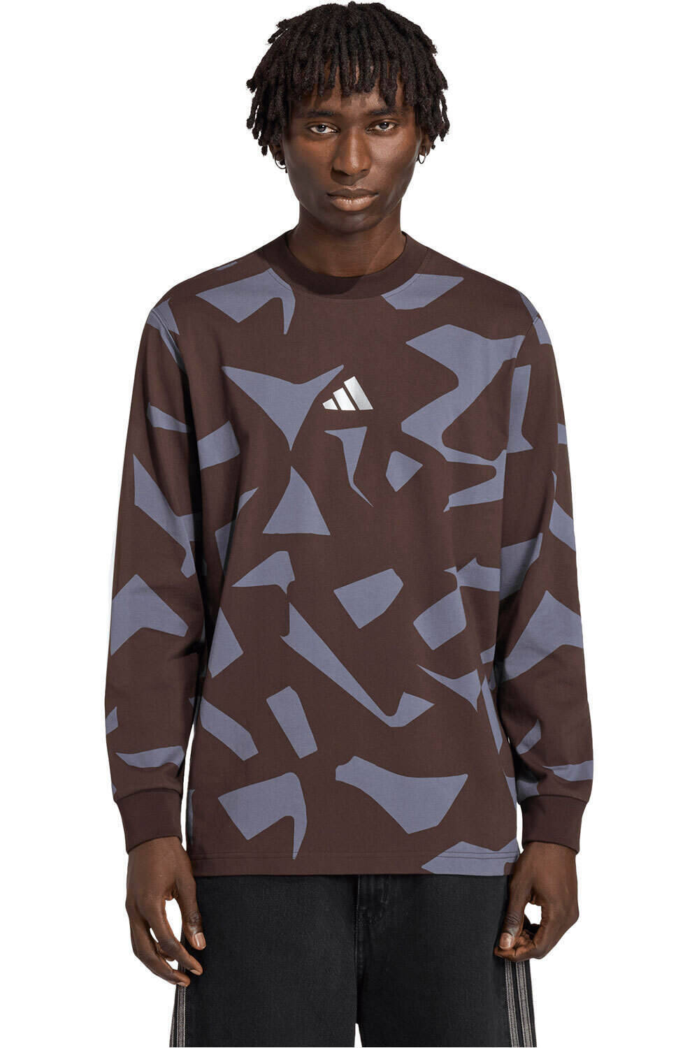 adidas camiseta manga larga hombre TCNICA AMG CAMO MANGA LARGA vista frontal