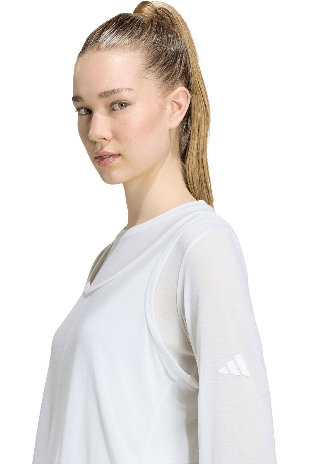 adidas camiseta manga larga mujer Camiseta MANGA LARGA SOFT LUX SHEER 03