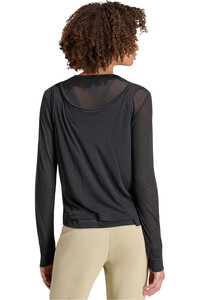 adidas camiseta manga larga mujer Camiseta MANGA LARGA SOFT LUX SHEER vista trasera