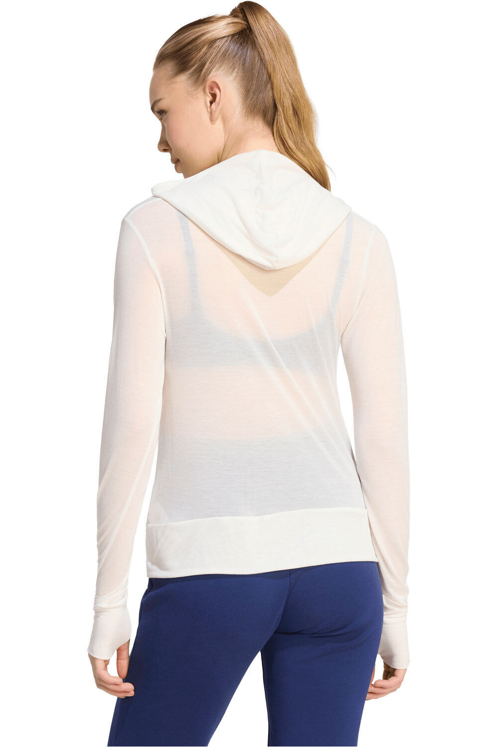 adidas camiseta manga larga mujer Camiseta MANGA LARGA SOFT LUX SHEER vista trasera