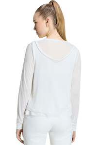 adidas camiseta manga larga mujer Camiseta MANGA LARGA SOFT LUX SHEER vista trasera