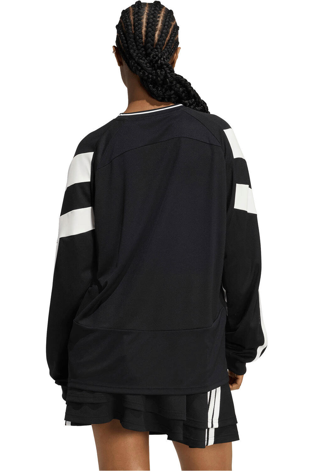 adidas camiseta manga larga mujer HOUSE OF TIRO vista trasera