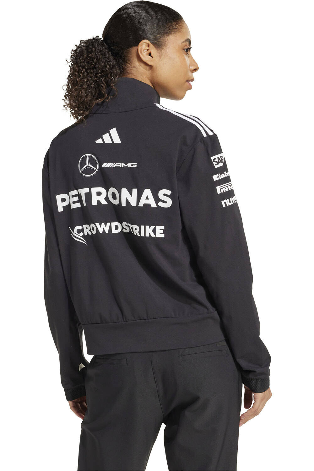 adidas camiseta manga larga mujer MERCEDES AMG PETRONAS F1 TEAM vista trasera