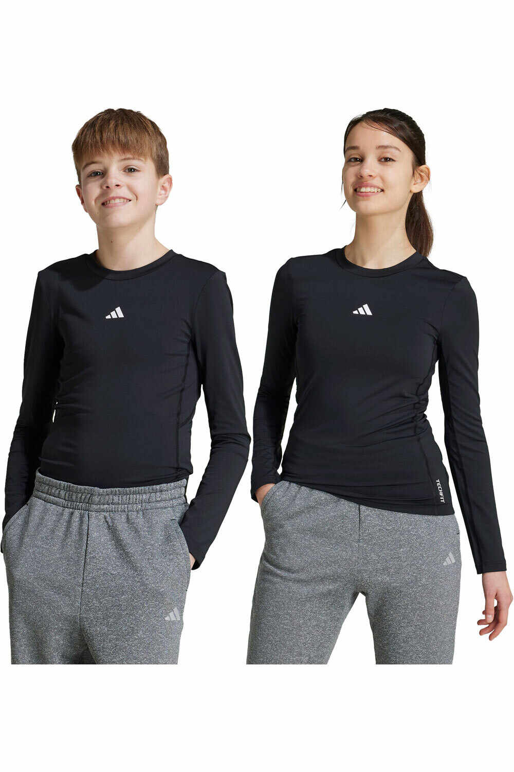 adidas camiseta manga larga niño J TF LS TEE vista frontal