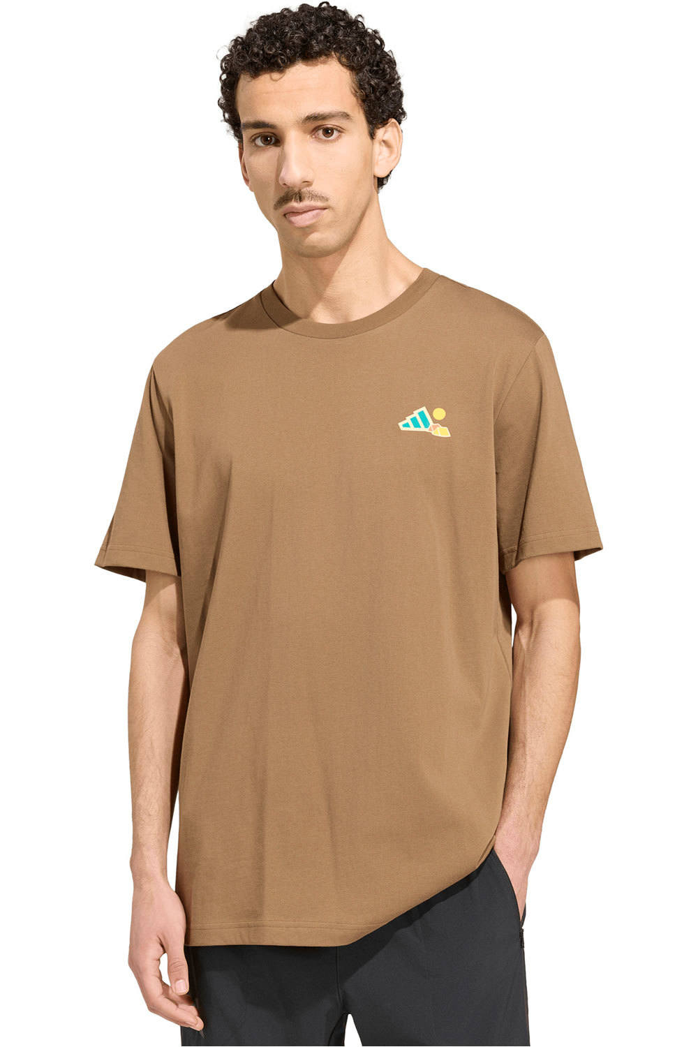 adidas camiseta montaña manga corta hombre M CAMPER G T vista frontal