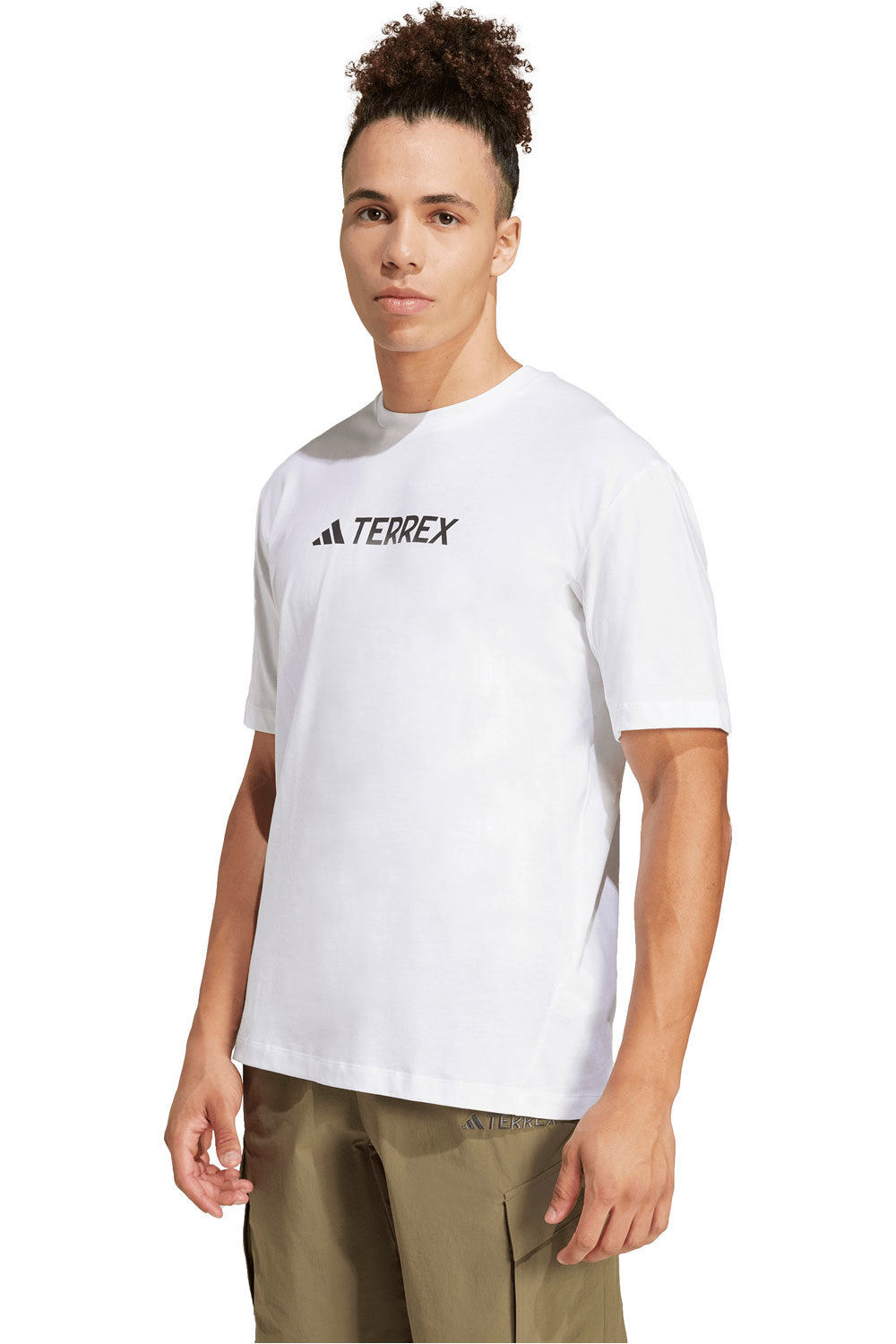 adidas camiseta montaña manga corta hombre Terrex Classic Logo vista frontal