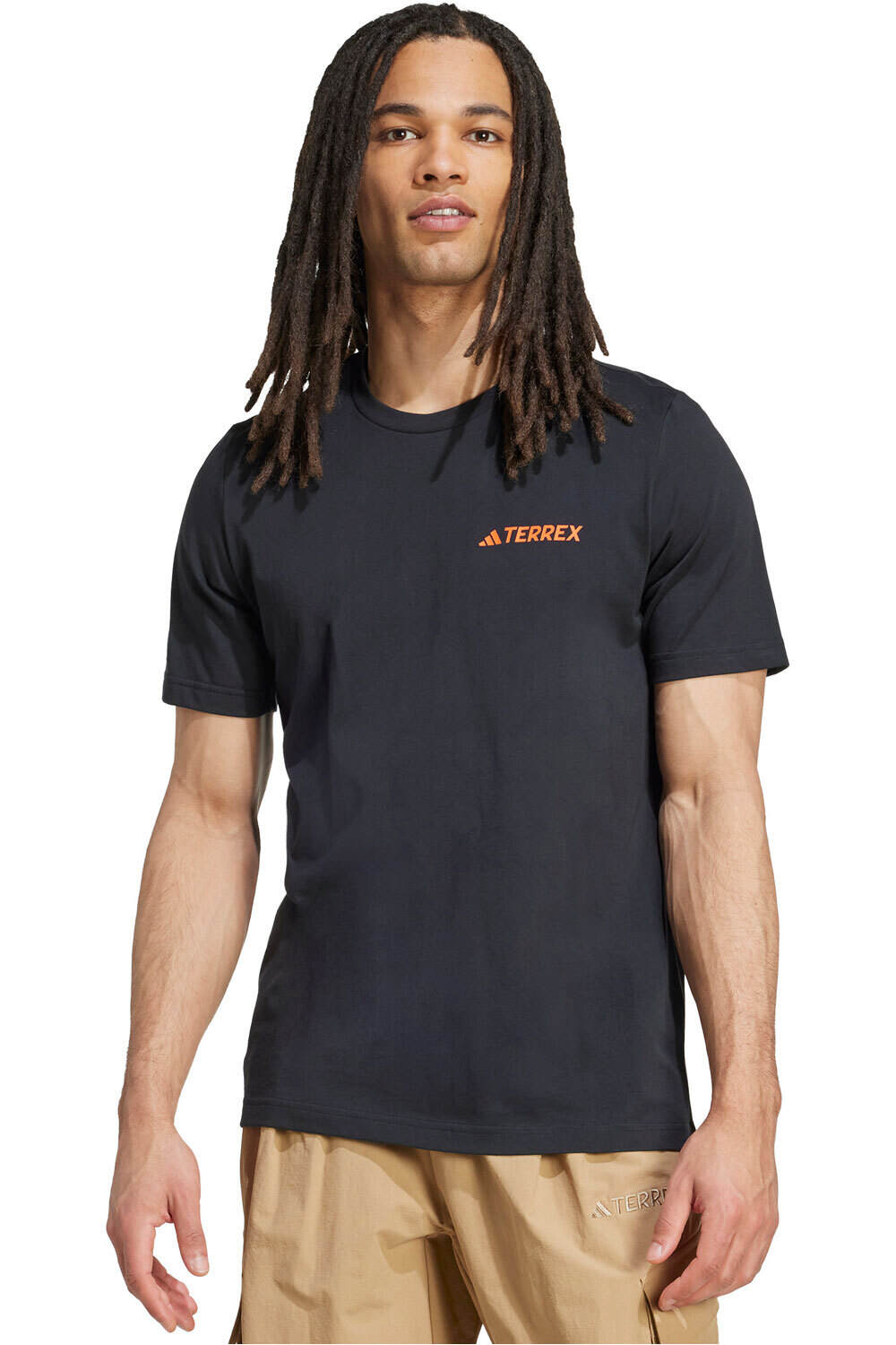 adidas camiseta montaña manga corta hombre TERREX GRAPHIC vista frontal