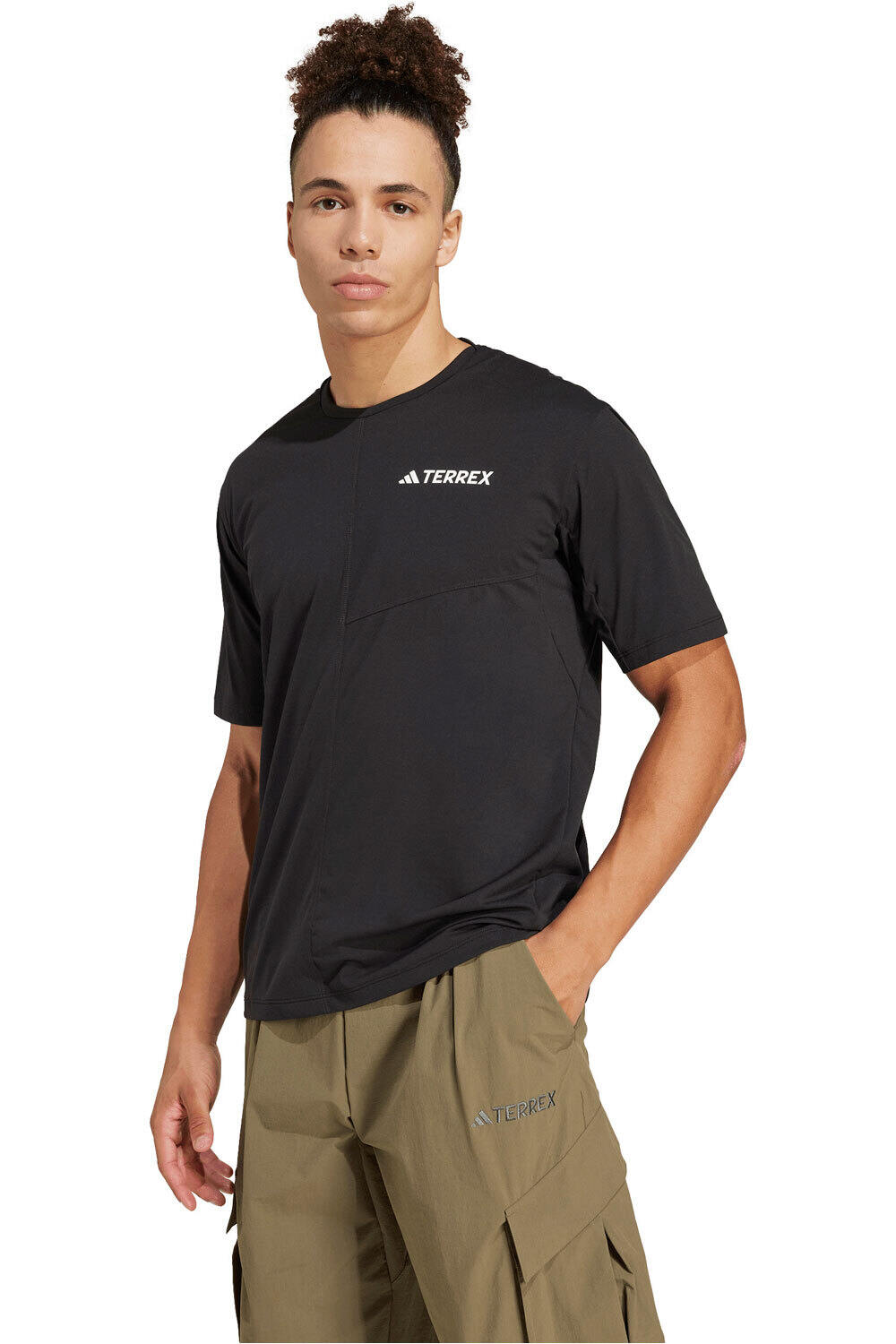 adidas camiseta montaña manga corta hombre TERREX MULTI CLIMACOOL vista frontal