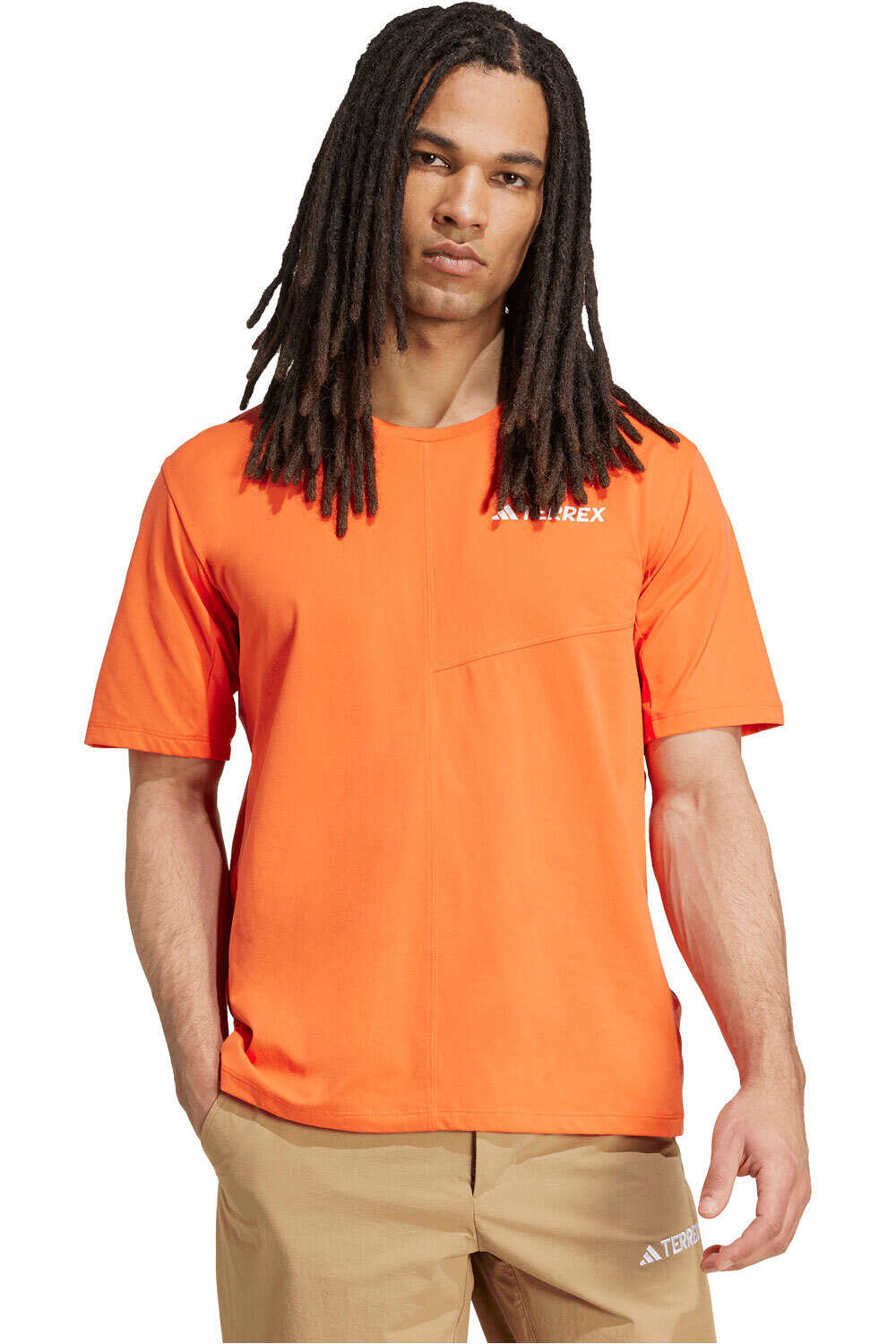 adidas camiseta montaña manga corta hombre TERREX MULTI CLIMACOOL vista frontal